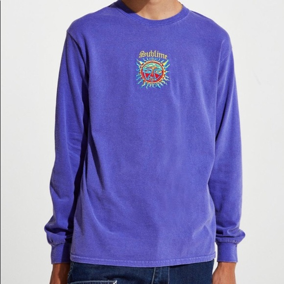 Sublime Long Sleeve Embroidered T Shirt - Picture 2 of 3